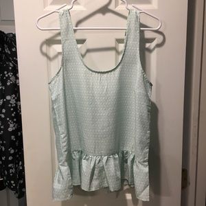 Loose fit peplum top